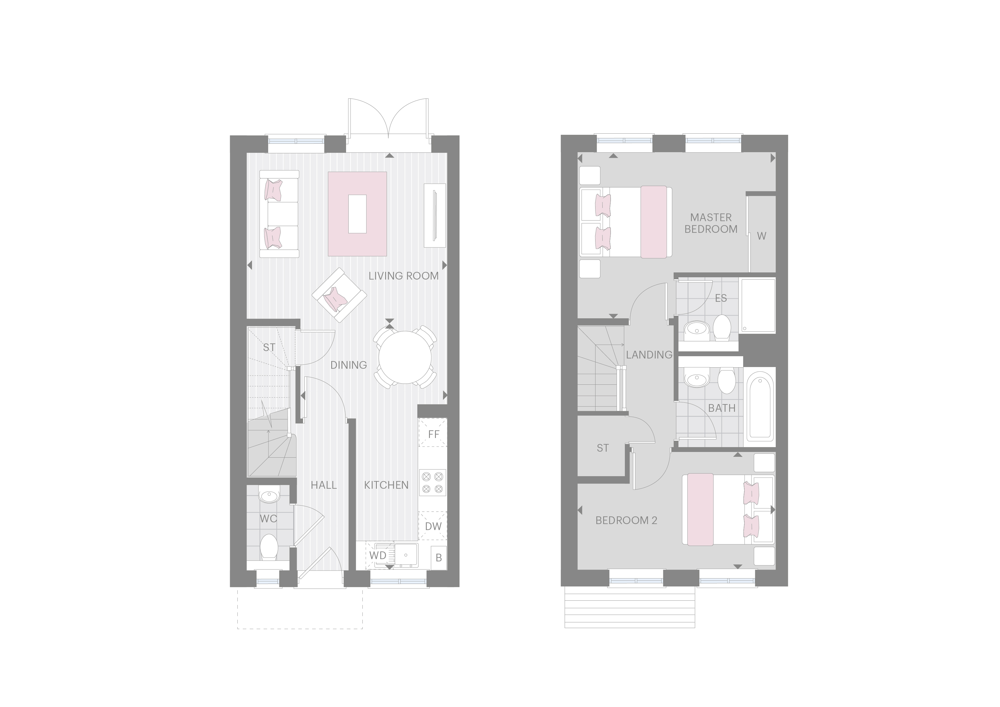 Floorplan for The Larch at Westvale Park